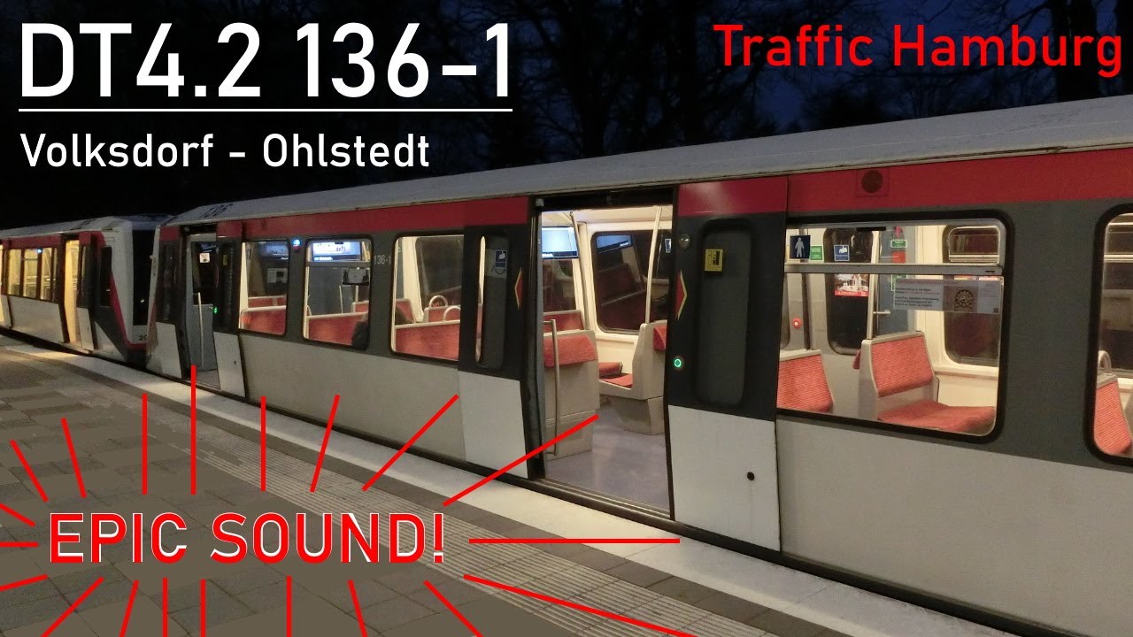 [Pfeifender SOUND] Im DT4.2 136-1 von Volksdorf nach Ohlstedt - Traffic Hamburg
