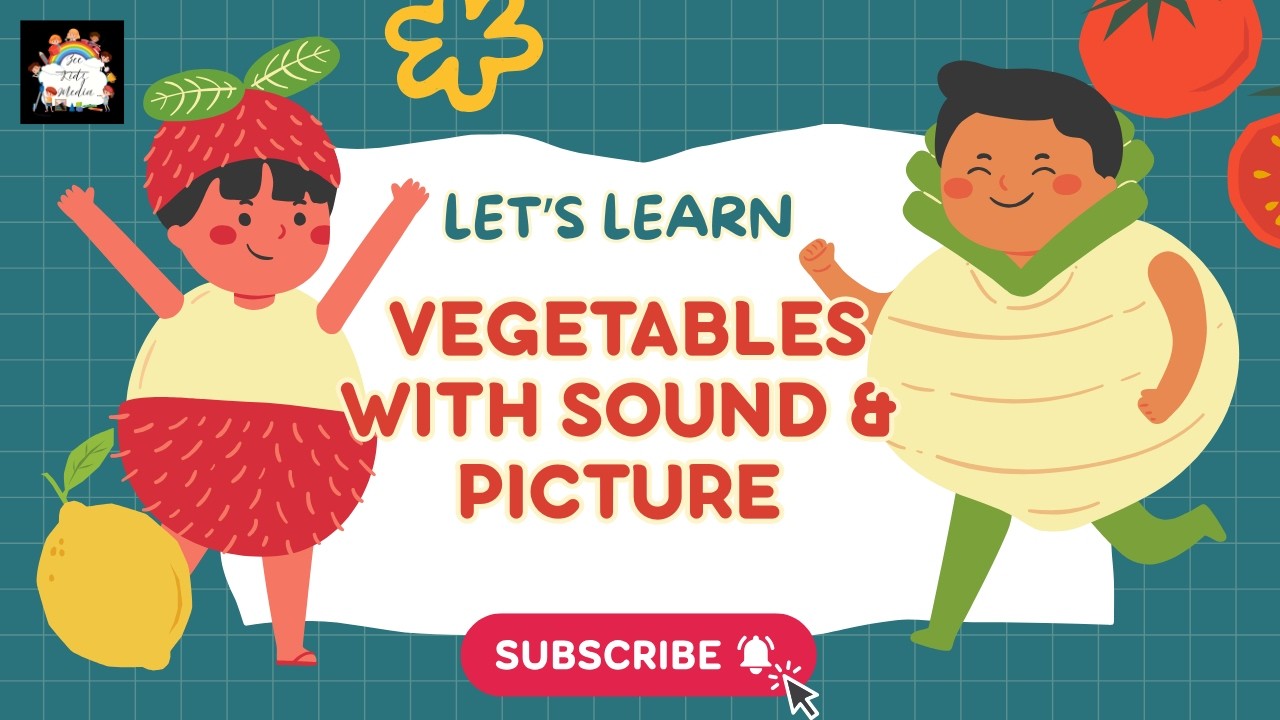 🥦 Learn Vegetable Names with Pictures, 🥕 Vegetables Name | Quick Learning