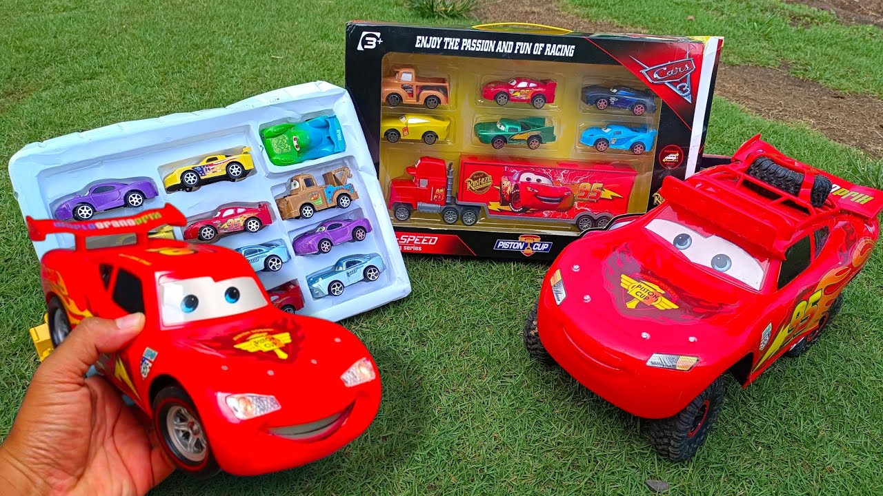 Disney Pixar Cars Unboxing Review l Lightning McQueen Bubble RC Car | Monster Truck