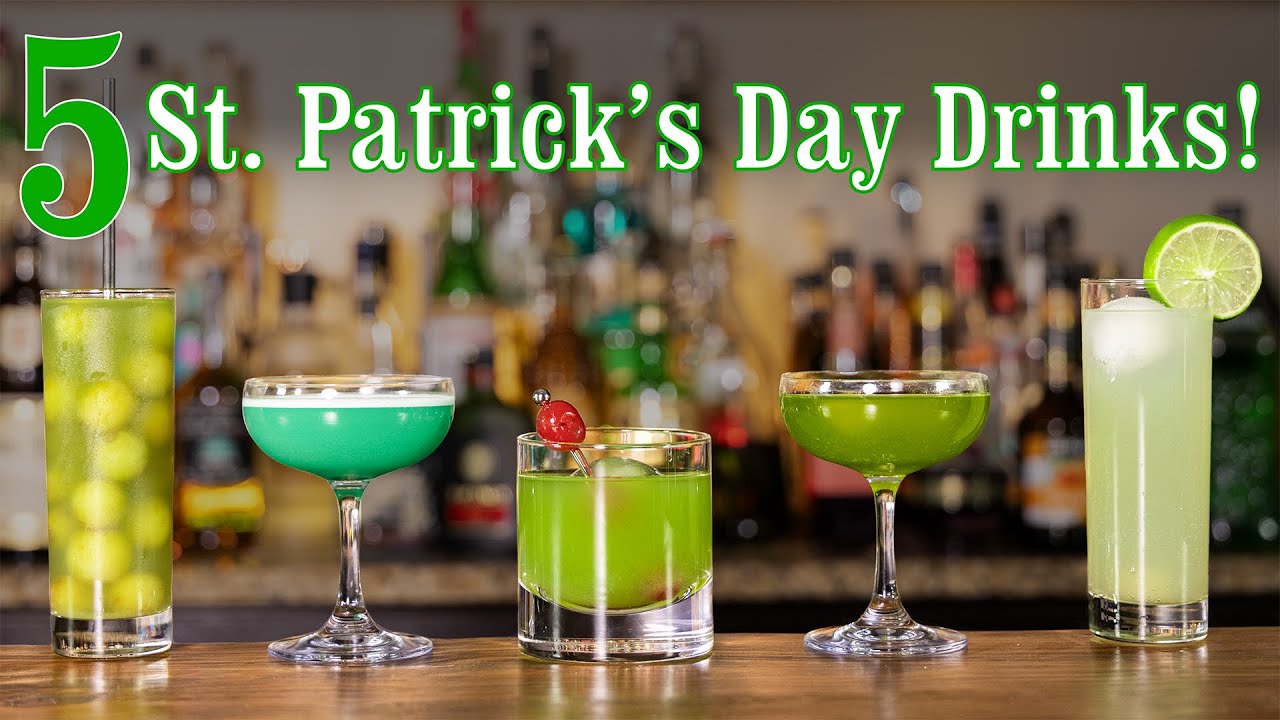 5 Tasty and Green St Patrick's Day Cocktail Recipes!