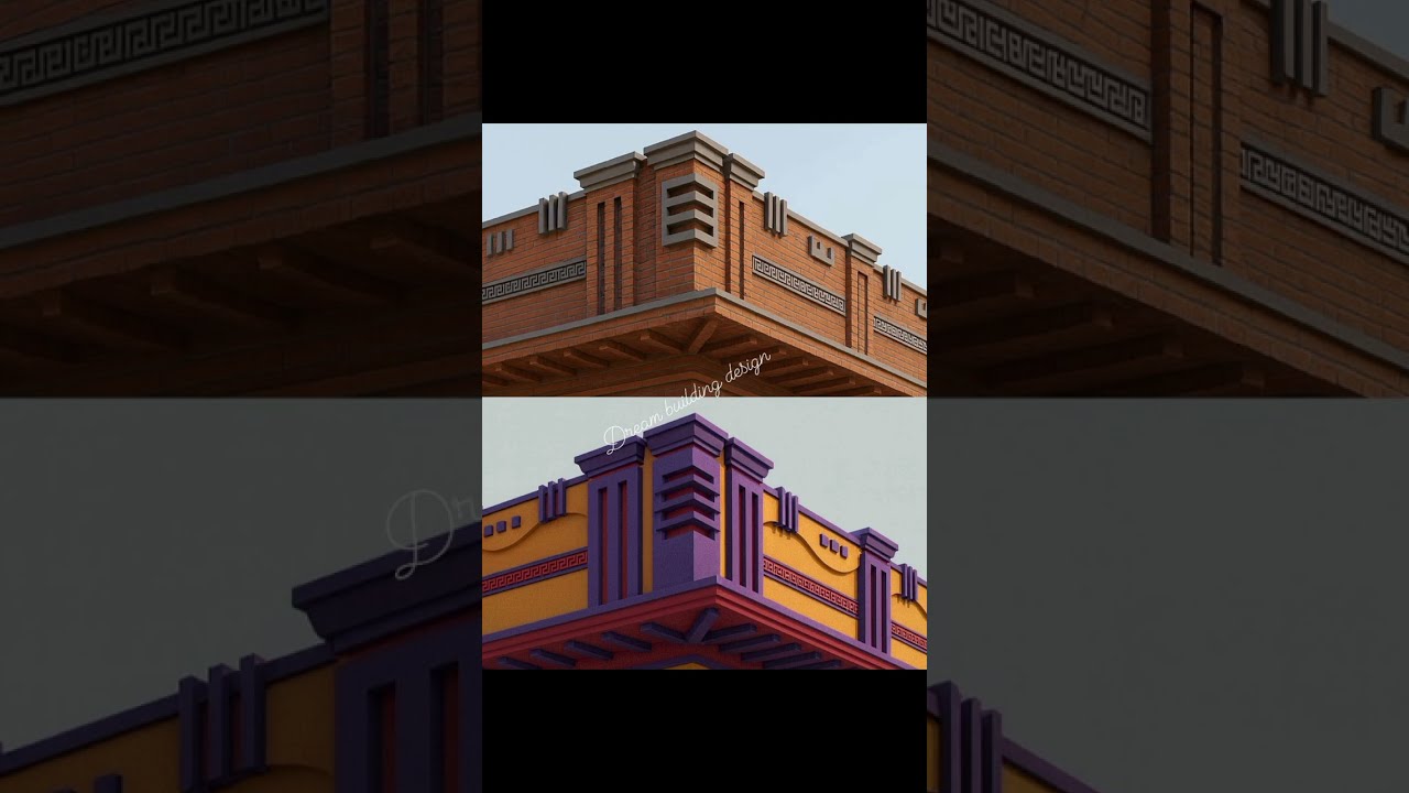 New beautiful front elevation Paridi design new beautiful house front Pardi design 