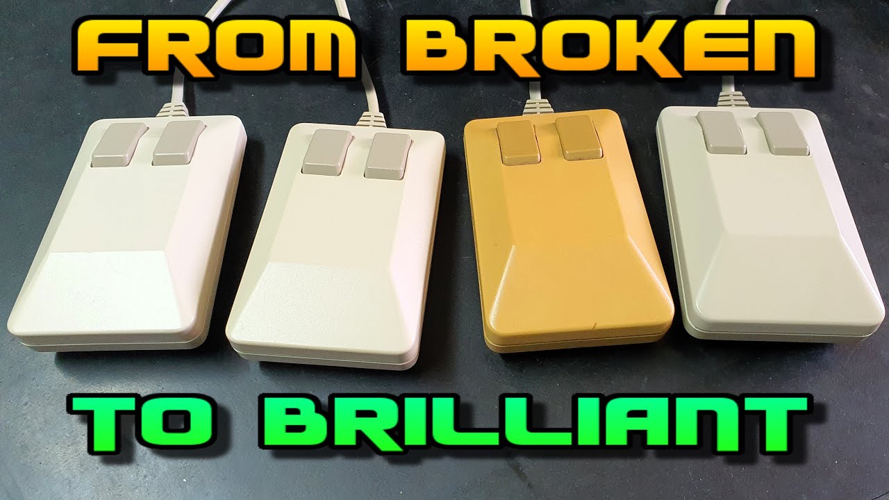 Amiga tank mouse repair and calibration