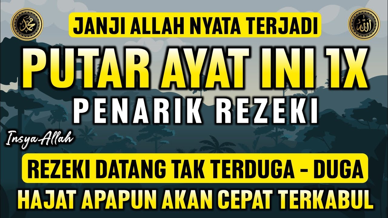 Bacaan Dahsyat! Satu Kali Putar Bisa Datangkan Kekayaan