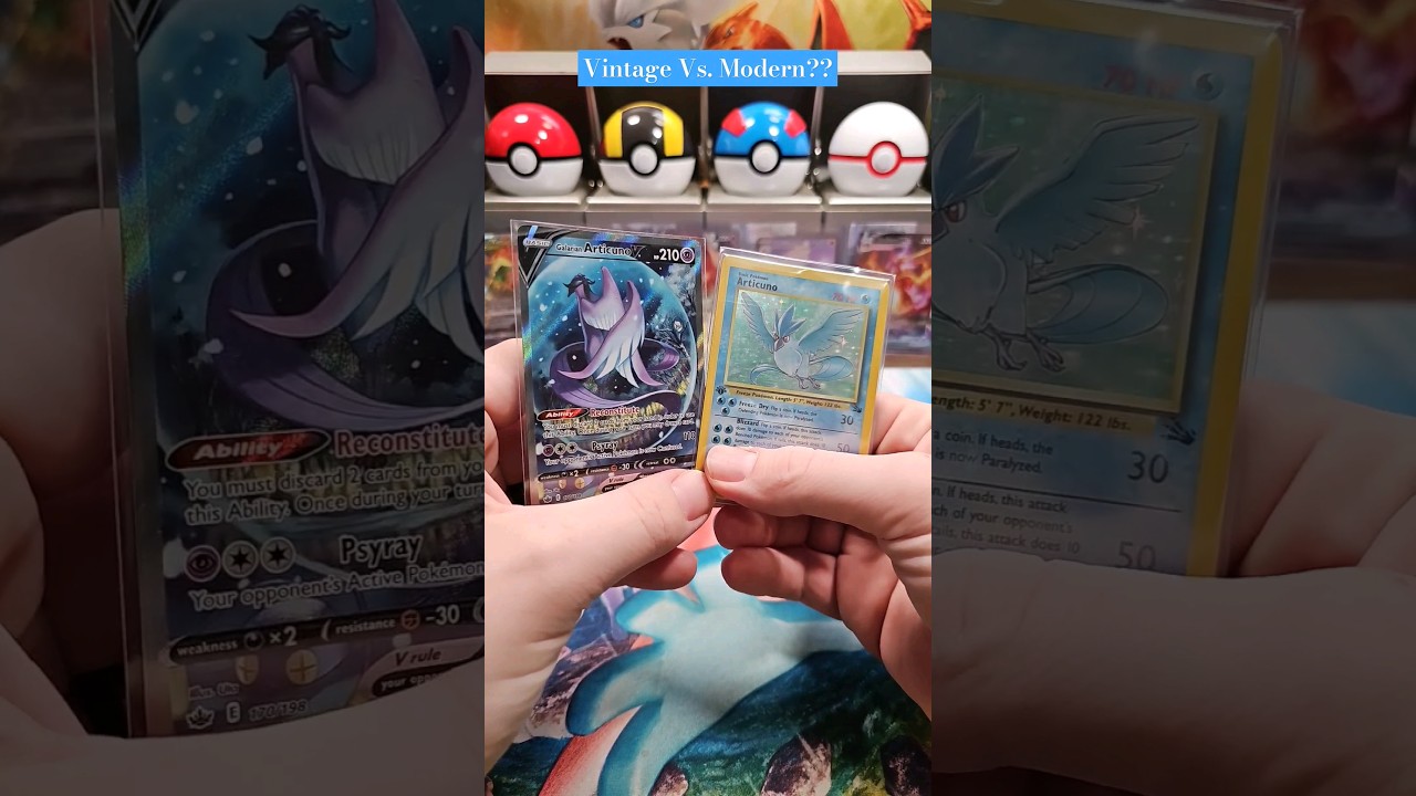 Vintage vs. Modern??? what Era made better pokemon cards? #shorts #pokemon