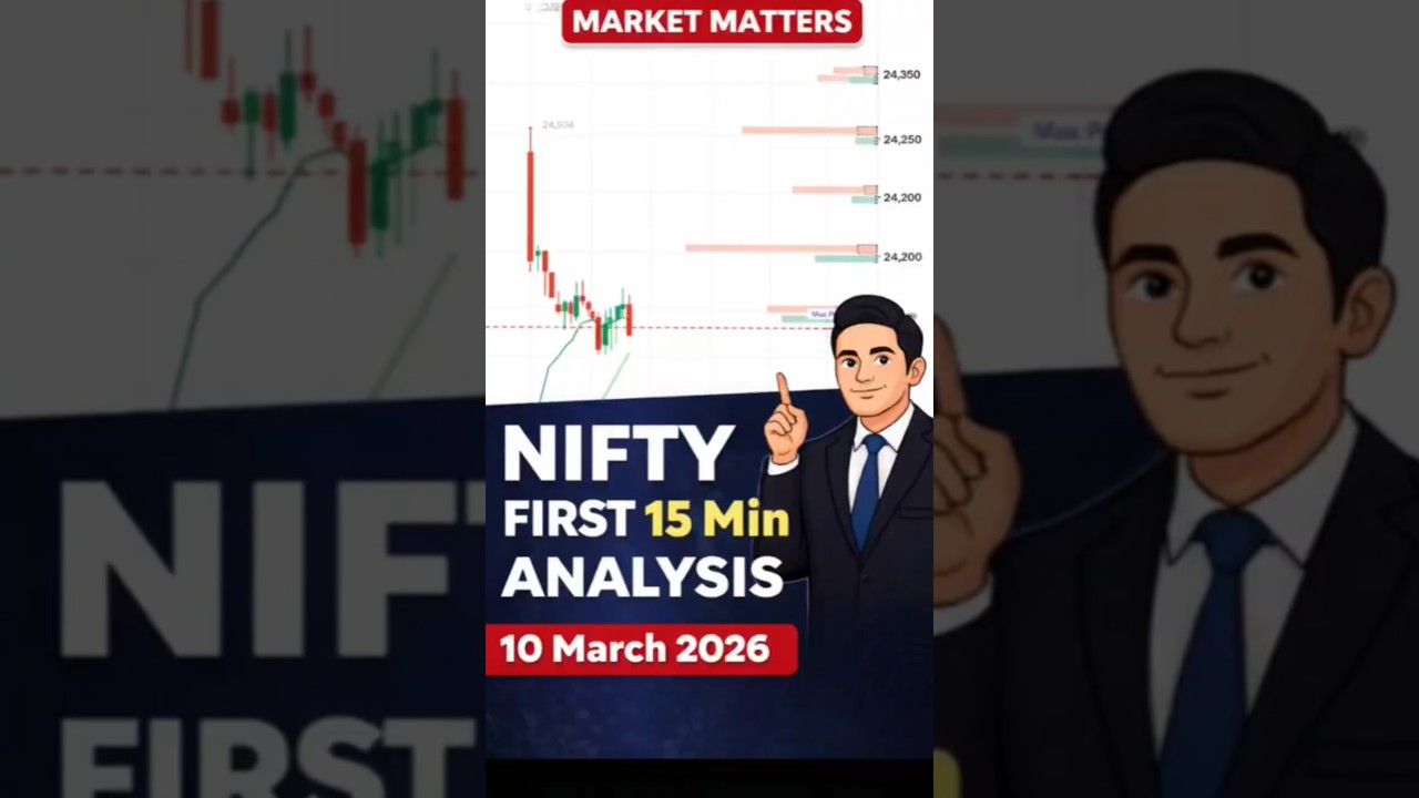 NIFTY Opening Price Action 🔥 10 March 2026 #stockmarket #trading #nifty #forextrading #trader