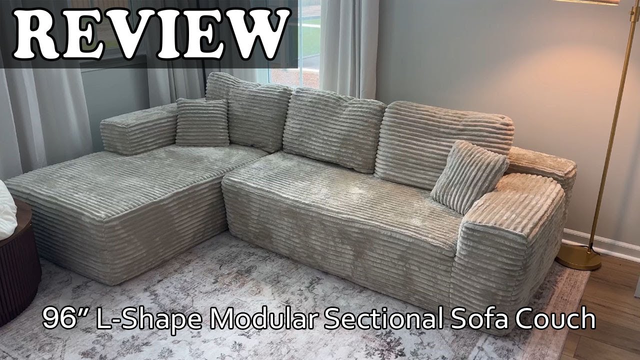 96&rdquo; L-Shape Modular Sectional Sofa Couch Review | Best L-Shape Modular Sectional Sofa Couch on Amz?