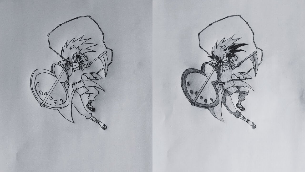 Drawing Madara Uchiha 🔥 | Naruto Shippuden Anime Art Timelapse (Step-by-Step)