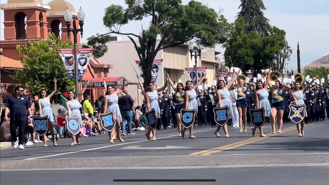 Monache Marauder Marching Band - Porterville Cinco De Mayo Parade 5-4-2024
