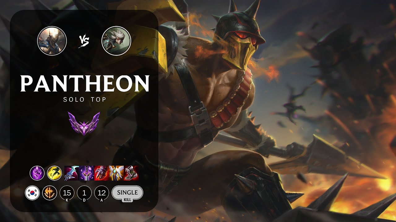 Pantheon Top vs Camille - KR Master Patch 14.8