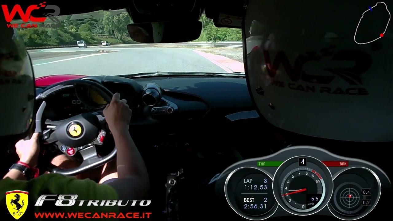 we can race 2023 Pergusa, Ferrari f8 tributo.