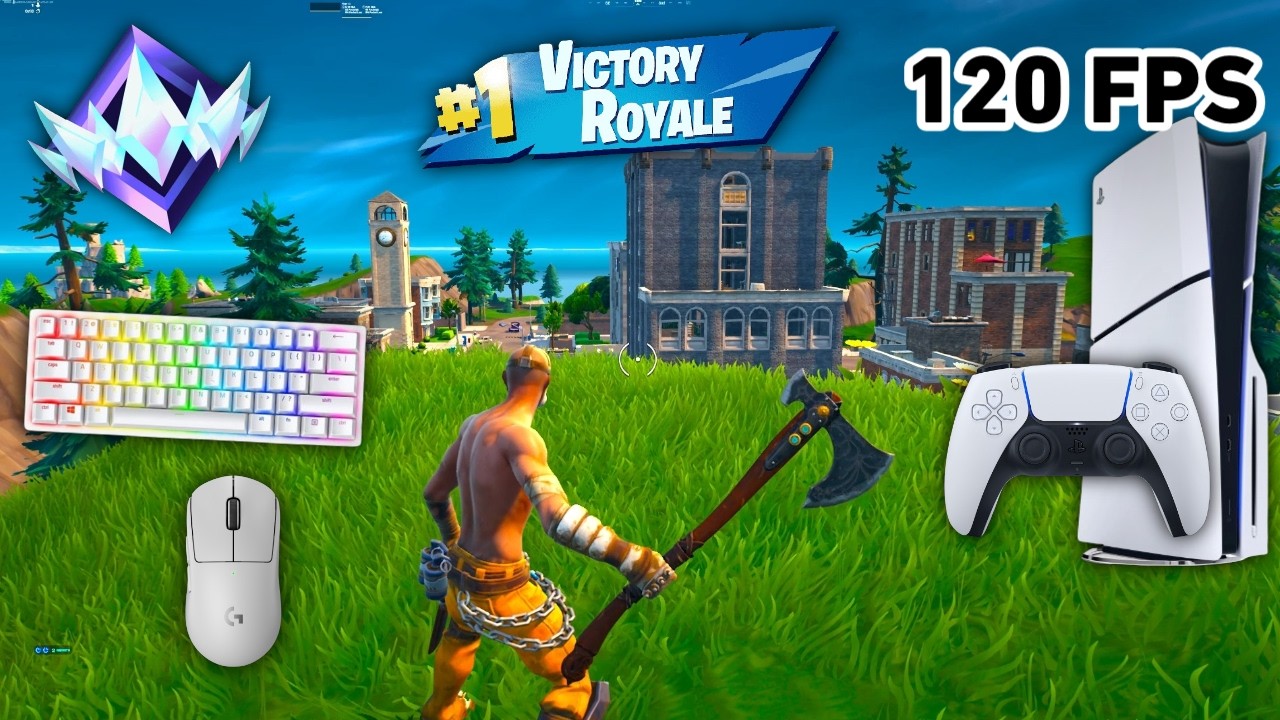 Fortnite Unreal Ranked Reload On PS5 Slim | Keyboard & Mouse Gameplay | 120 FPS | 4K
