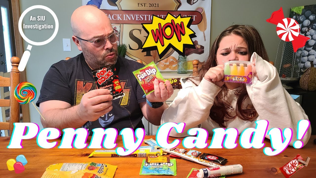 PENNY CANDY!! Two generations of family try old time candy classics from yesteryear 🍬😋