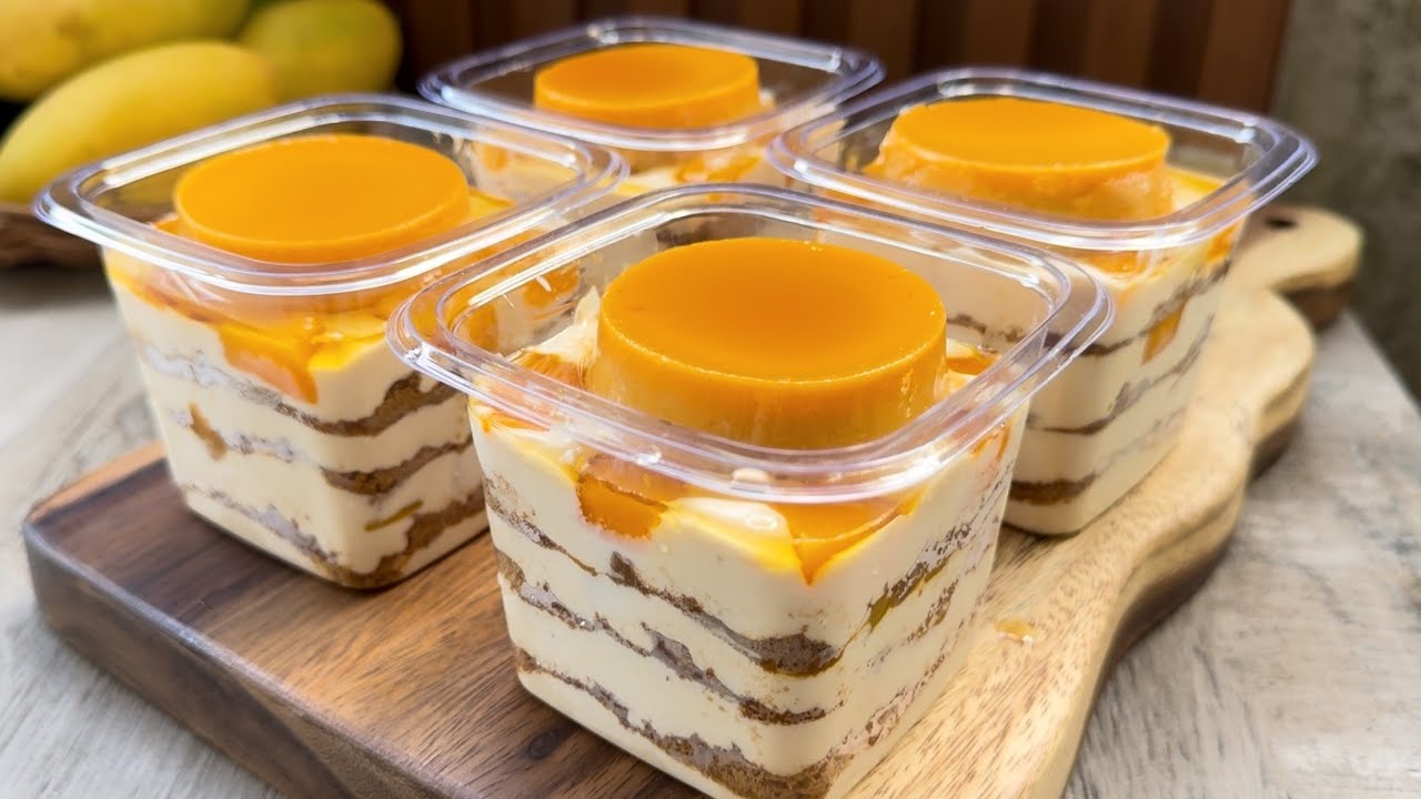 Dalawang dessert na pinagsama, pwede pala! Mango Graham de Leche