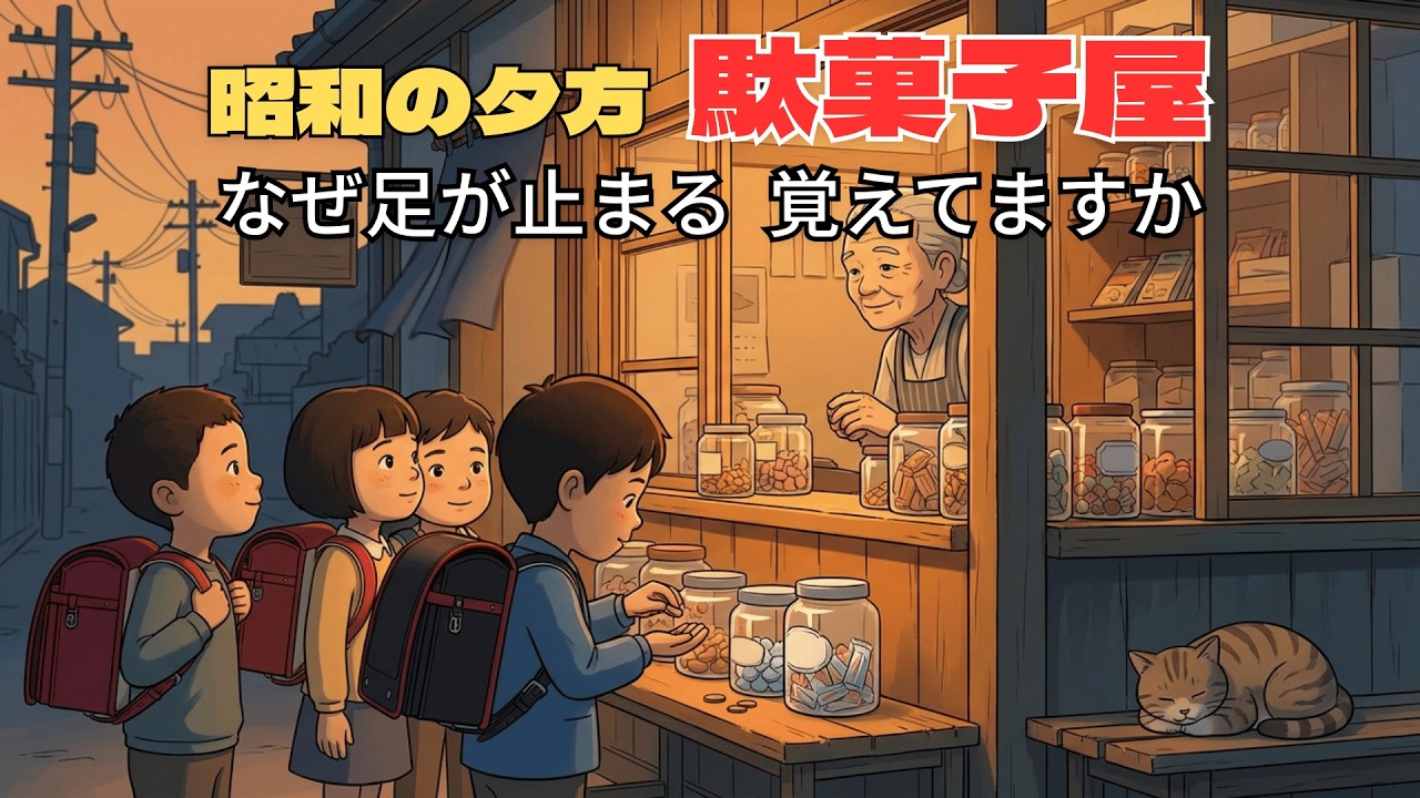 ぬくもりが残る昭和の帰り道、なぜ駄菓子屋に足が向いたか覚えていますか？