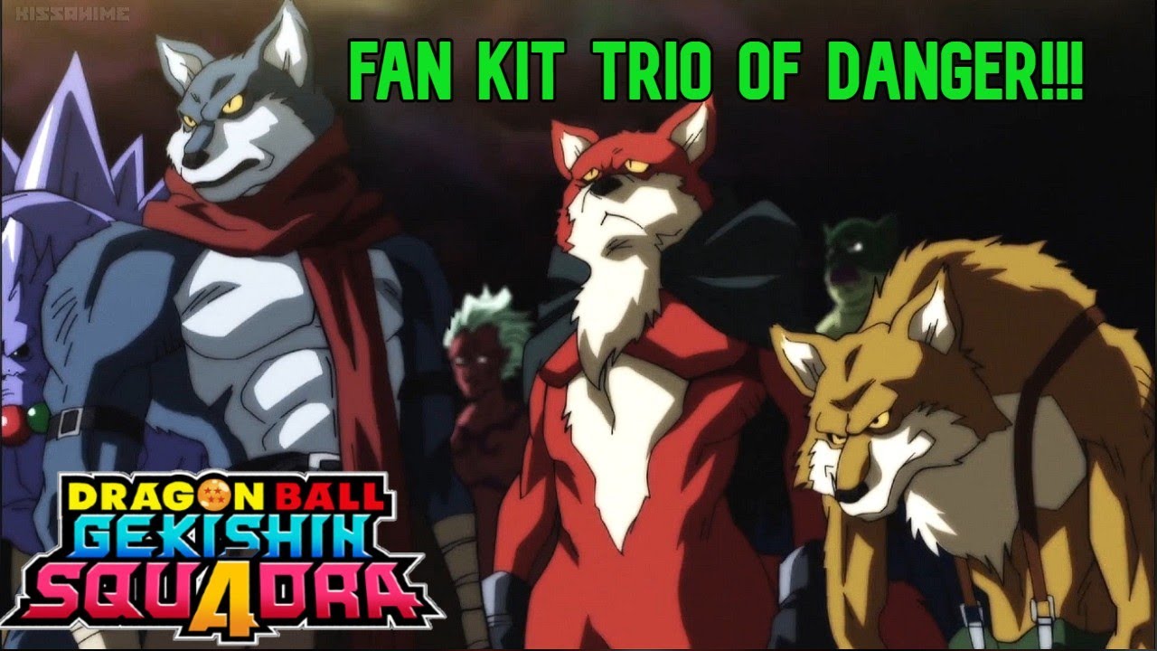 TRIO OF DANGER FAN KIT!!!  DB SQUADRA PT53 #dragonballgekishinsquadra #dragonball #games