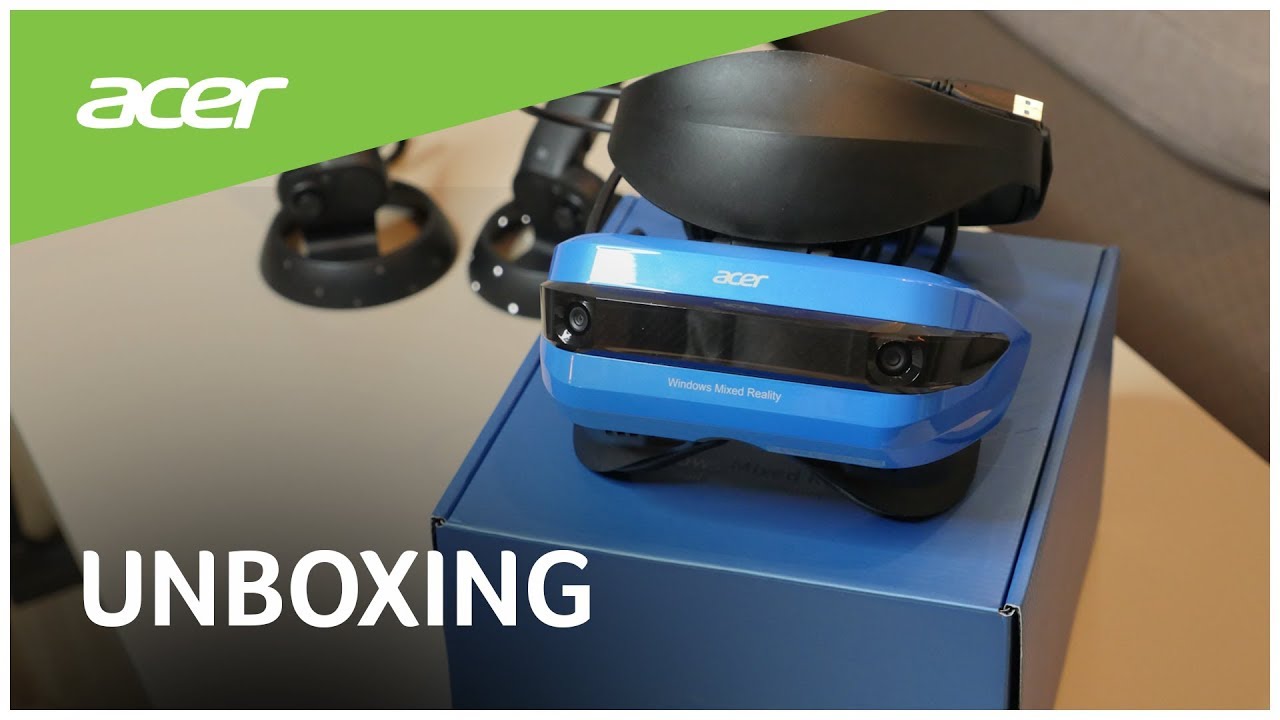 UNBOXING gogli Acer Windows Mixed Reality