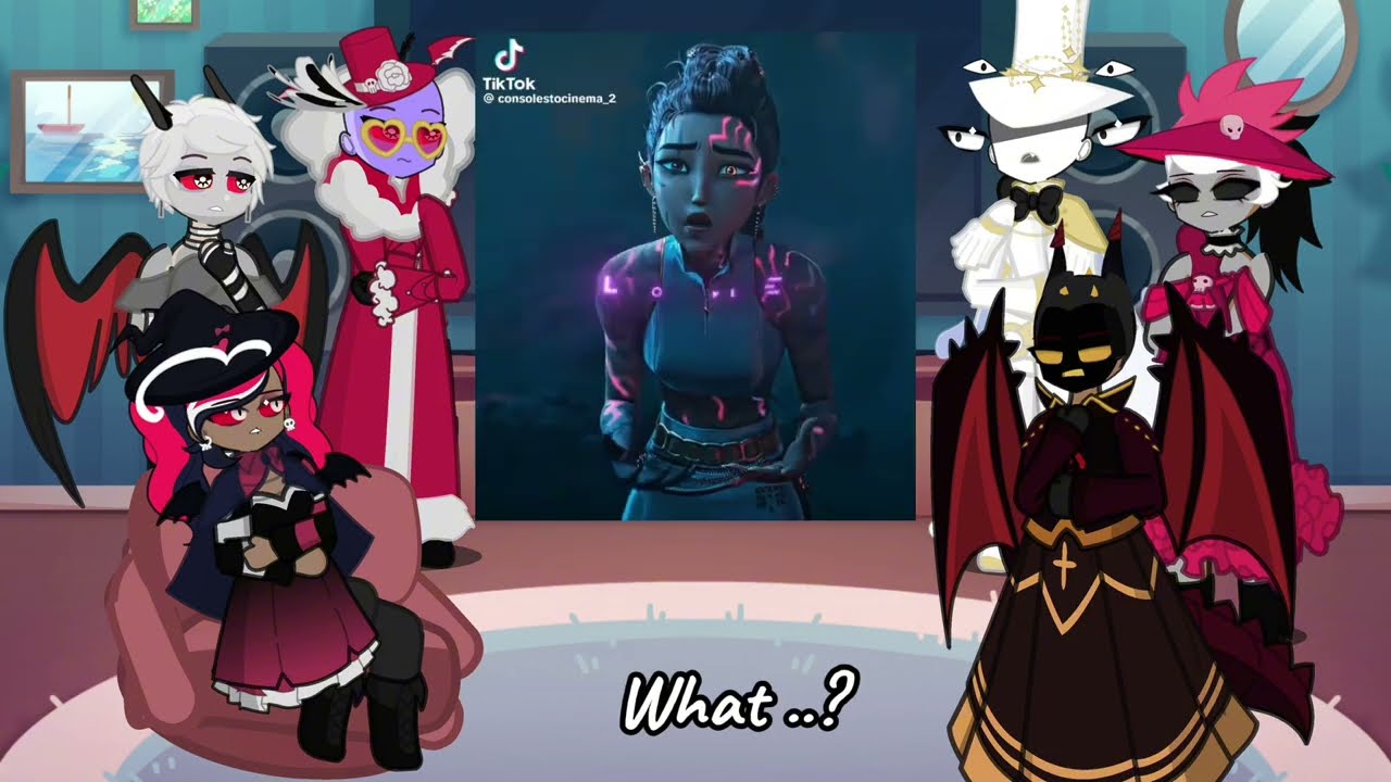 Hazbin Hotel Angels react to rumi | K-pop demon hunters | Lucifer | Gacha life 2 | part 3