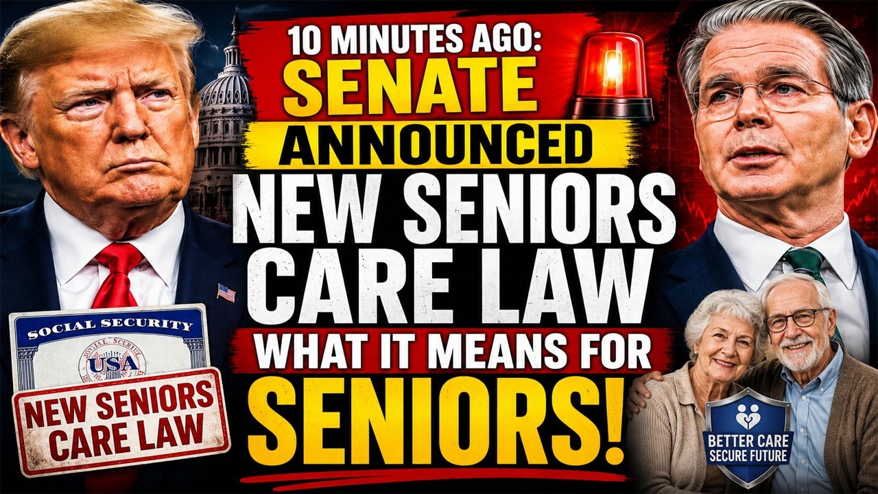 🚨 10 Minutes Ago: Senate Announced New Seniors Care Law &mdash; What It Means for Seniors