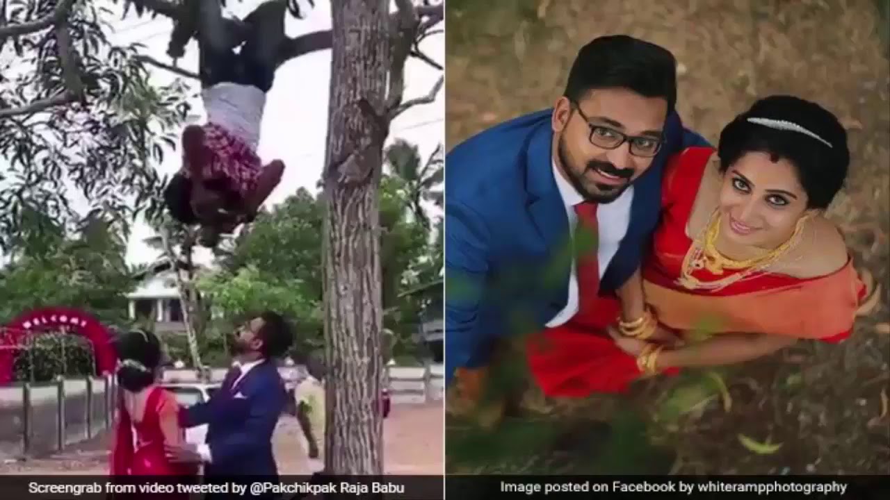 Kerala Viral 'Upside down' Photographer Wedding Photography