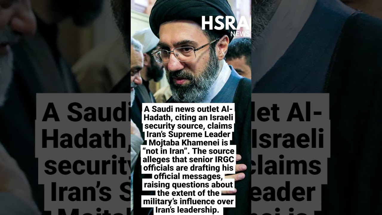 Mojtaba Khamenei &ldquo;Not in Iran&rdquo;? Israeli Source Makes Explosive Claim #shorts #breakingnews