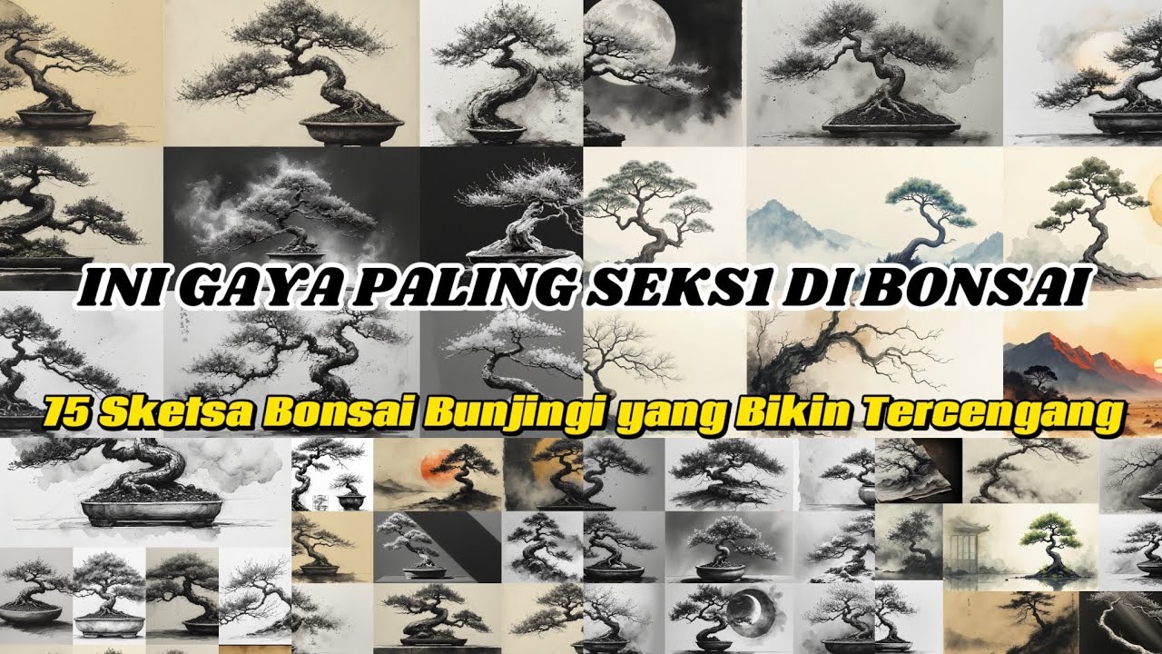 75 Sketsa Bunjingi yang GILA CANTIK - Elegan, Mistis, Bikin Ketagihan!