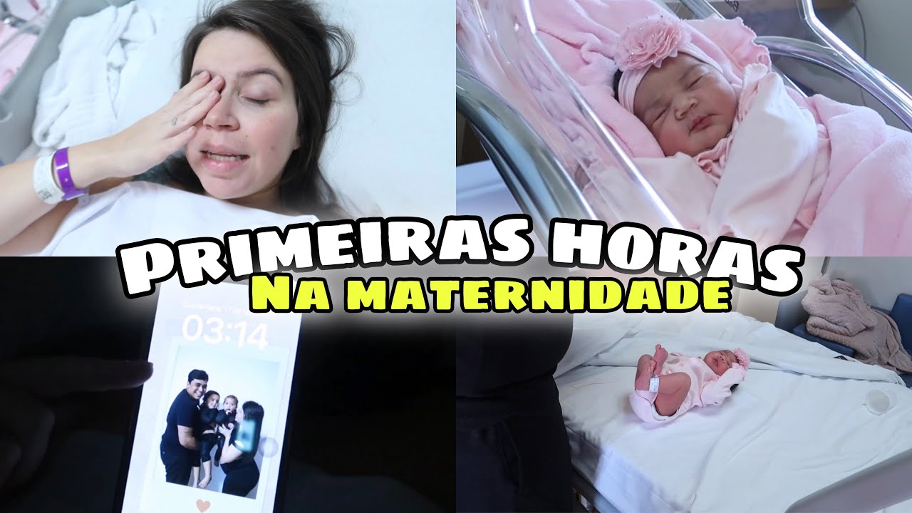 AS PRIMEIRAS HORAS DE NASCIMENTO DA LIZ + PRIMEIRO BANHO, MOSTREI TUDO! 💖✨