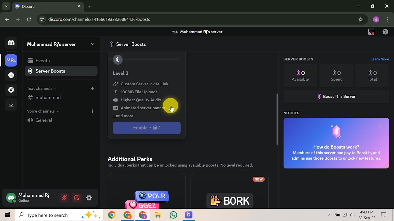 Как получить ключ API Discord