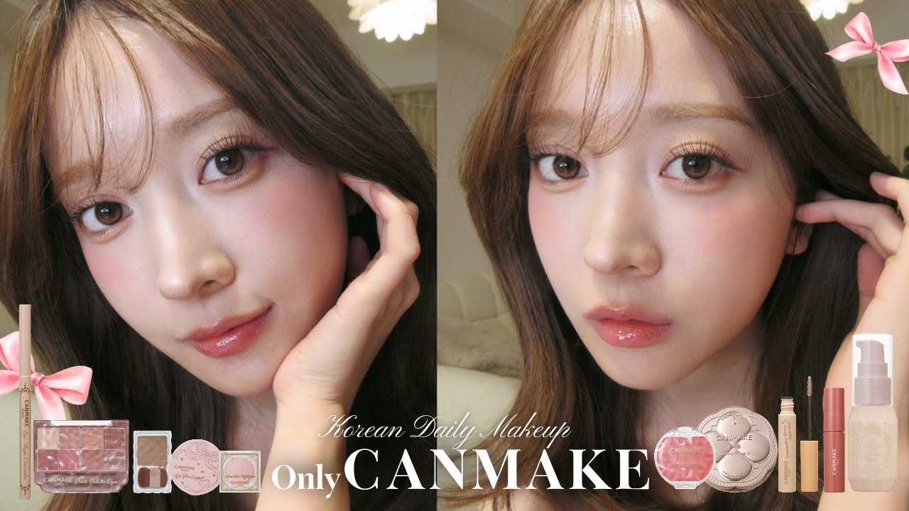 【ほぼ千円以下】CANMAKEのコスメだけでメイクしたら爆盛れした🎀✨【プチプラ】