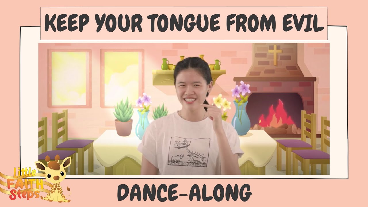 Keep Your Tongue From Evil | Children's Action Song | Little Faith Steps
