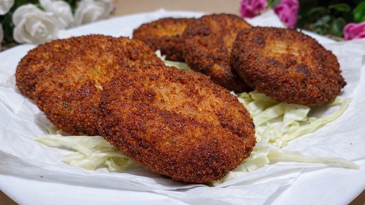 These Potato Chicken Kababs Are So Crispy, Everyone Asked for the Recipe|potato chicken kabab recipe