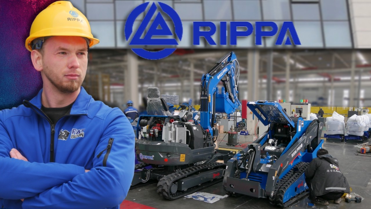 Największa FABRYKA minikoparek w Chinach! - RIPPA
