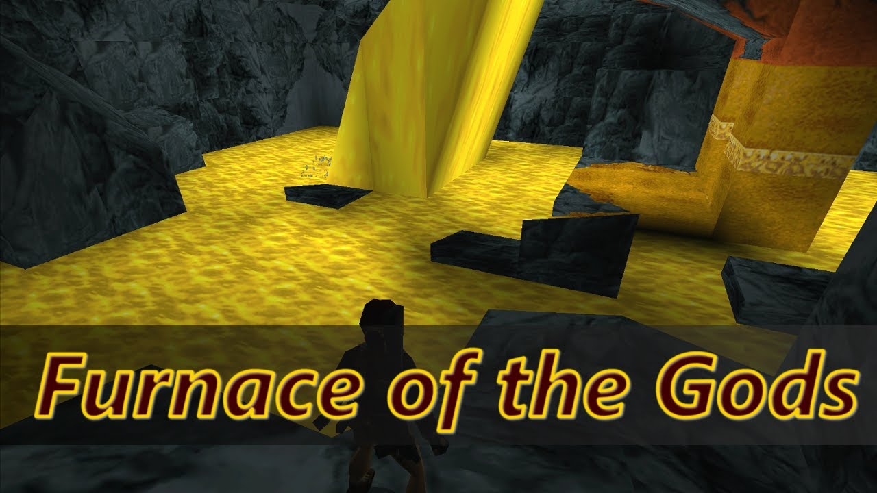 Tomb Raider 2 Gold - The Golden Mask Walkthrough [No Meds] Level 3 | Furnace of the Gods
