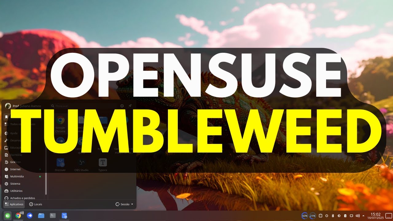 OpenSUSE Tumbleweed Instalação e dicas iniciais 🚀💻💡