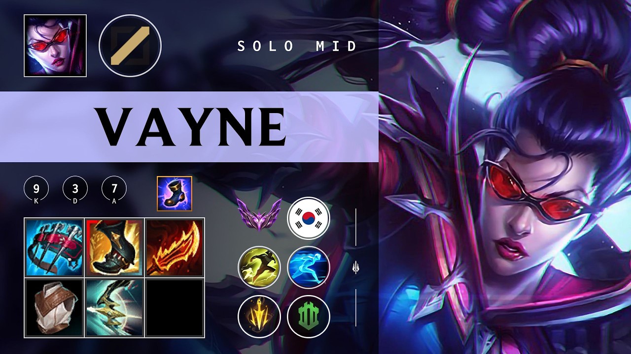 Vayne Mid vs Mel - KR Master Patch 26.05