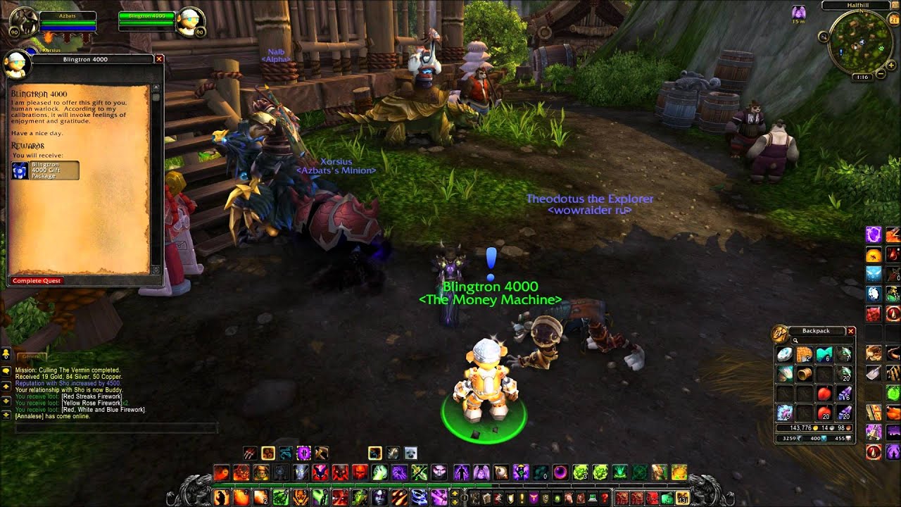 WoW MoP: Blingtron 4000 - The Money Machine - Lvl 600 Engineering