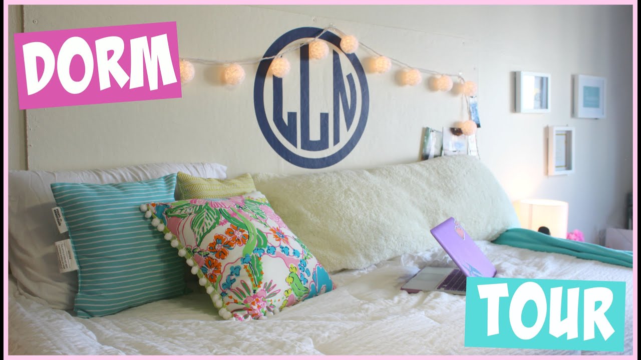 COLLEGE DORM ROOM TOUR!!