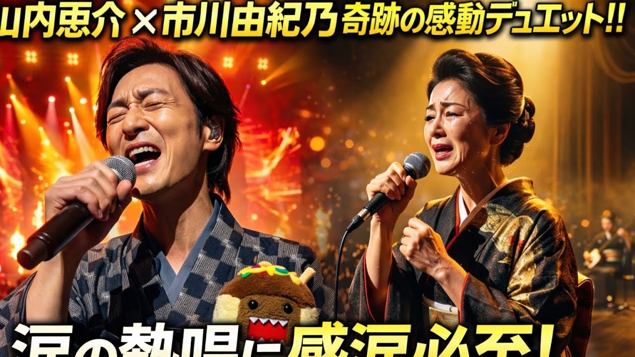 💔奇跡の共演…山内惠介 × 市川由紀乃が歌う感動の愛の物語✨涙が止まらない奇跡のデュエット🌙🎤