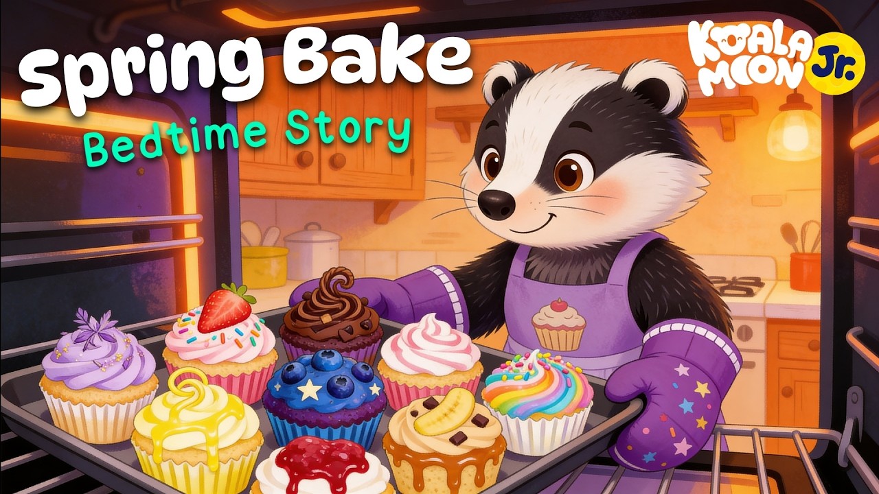 Betty Badger&rsquo;s Spring Bake 🧁 Cozy Bedtime Story for Toddlers 😴