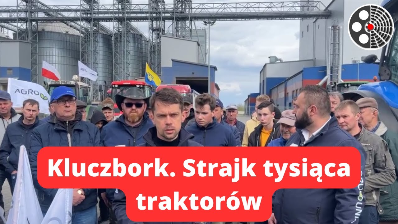 Michał Kołodziejczak: Kluczbork. Strajk tysiąca traktorów