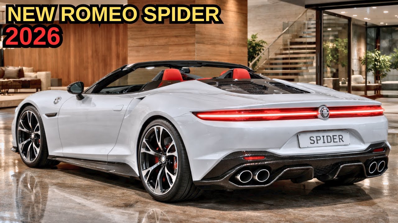 Это Alfa Romeo Spider 2026 года – возрождение истинной итальянской страсти!