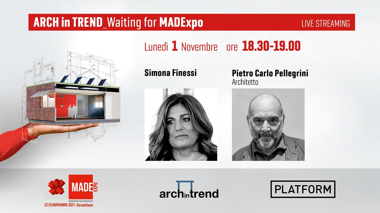 ArchInTrend: dialogo con l'Achitetto Pietro Carlo Pellegrini