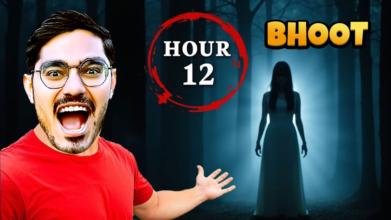 12 Hours in Deep Forest Challenge Haunted😱  DO OR DIE