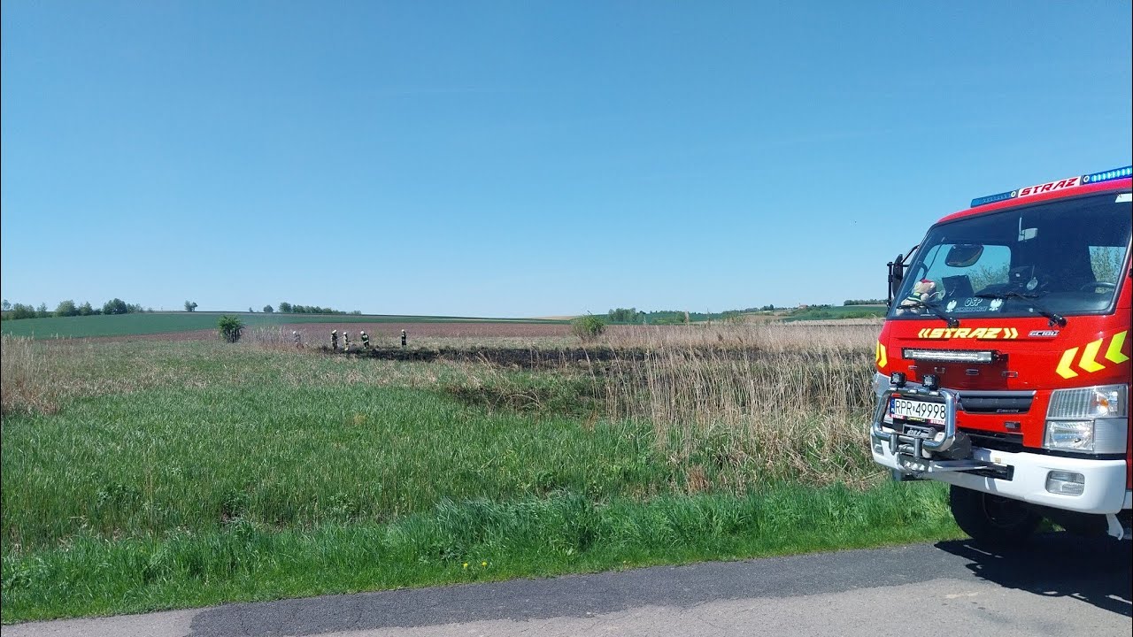 [23/2025] Pożar traw - ALARMOWO OSP ORŁY [CABVIEW]
