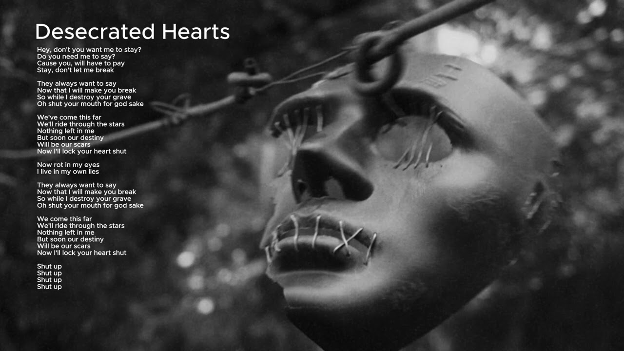 Desecrated Hearts - Tactile Fumes OFFICIAL LYRIC VIDEO