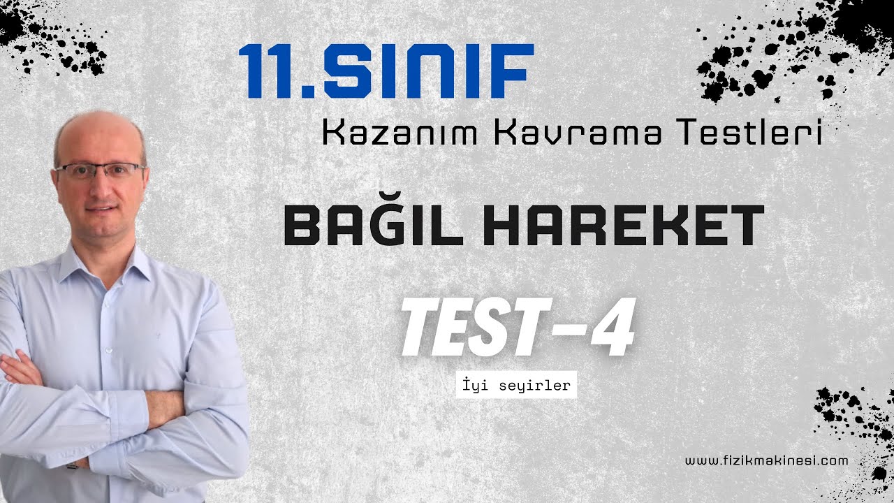 Bağıl Hareket-2  |  11.Sınıf  |  FİZİK  |  Kazanım Kavrama Testi-4 [ 2025 ] AYT