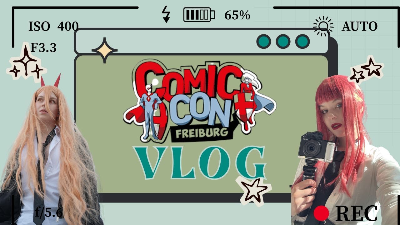 ComicCon Freiburg 2025 I Vlog 🪭🍡