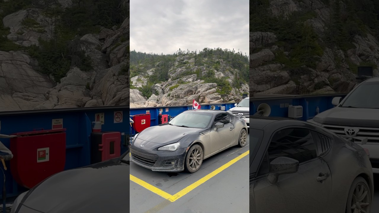 Car ferry - Quebec, Canada 🇨🇦 #shorts #explore #travel #nature #beautiful #views #canada #ferry