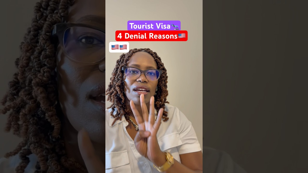 Tourist Visa : 4 Denial Reasons #shorts #immigration #touristvisa