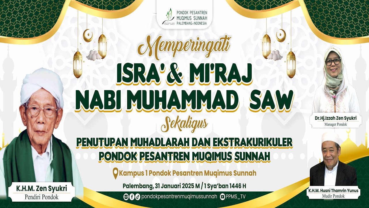 🔴 (LIVE) MEMPERINGATI ISRA' & MI'RAJ NABI MUHAMMAD SAW DI KAMPUS 1