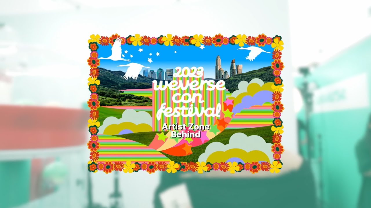 2023 Weverse Con Festival 'Artist Zone' Behind